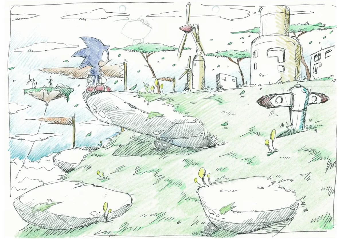 Sega Drops Early Sonic Adventure Concept Art That Shows An Entirely Different Vibe