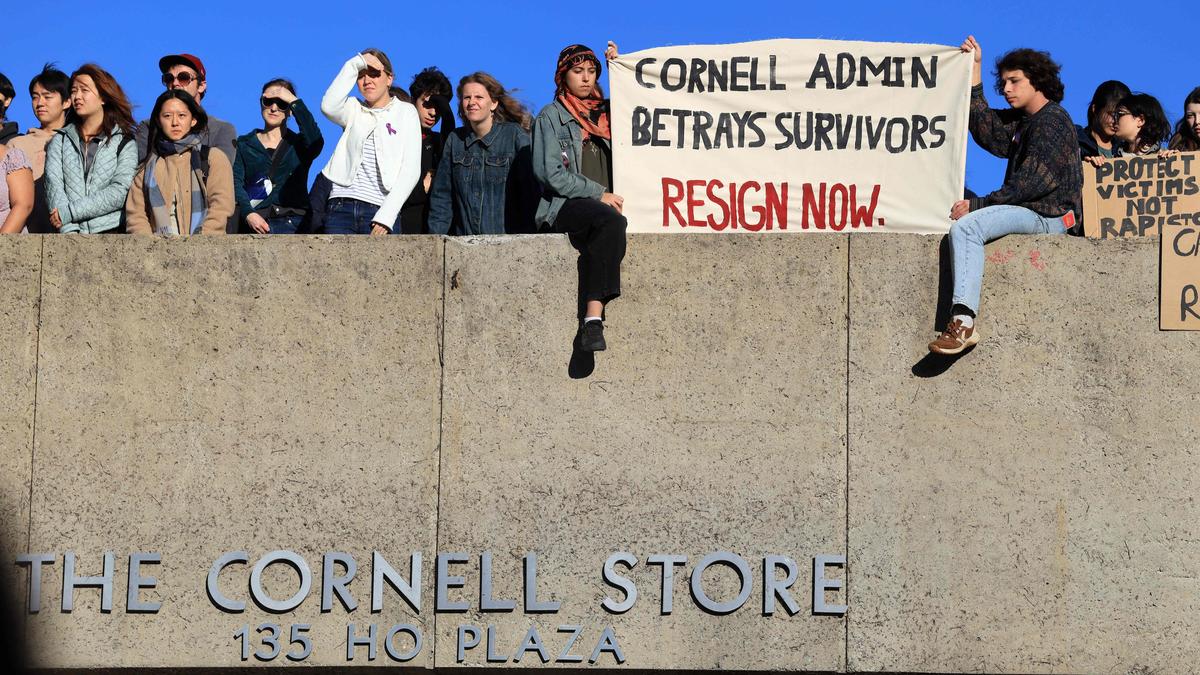 Students protest Cornell’s response to gang rape complaint